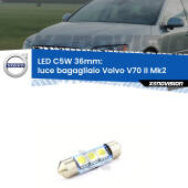 C5W C10W Led Canbus 36mm a 3 Ultra Led Xenovision - Bianco Lunare