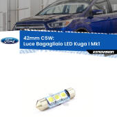 Luce Bagagliaio LED c5w 41mm per Ford Kuga I Mk1 2008 - 2012