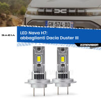 Abbaglianti LED Dacia Duster III 2024 in poi: H7 Nava