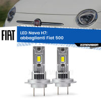 Abbaglianti LED Fiat 500  2015 -2022: H7 Nava