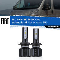 Abbaglianti LED Fiat Ducato 250 restyling 2014: H7 11,000Lm FINE SERIE: NO GARANZIA