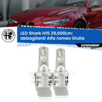 Abbaglianti LED H15 24,000Lm per Alfa romeo Giulia  2015 in poi