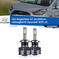 Abbaglianti LED H7 24,000Lm per Hyundai IX20 JC 2010 in poi