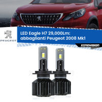 Abbaglianti LED H7 29,000Lm per Peugeot 2008 Mk1 2013 -2018