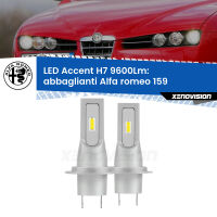 Abbaglianti LED H7 9600Lm per Alfa romeo 159  2005 -2012