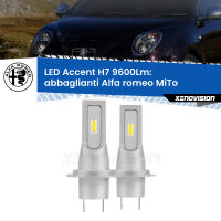 Abbaglianti LED H7 9600Lm per Alfa romeo MiTo  2008 -2018