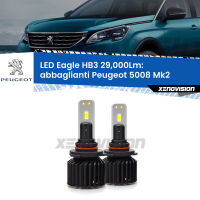 Abbaglianti LED HB3 29,000Lm per Peugeot 5008 Mk2 2017 in poi