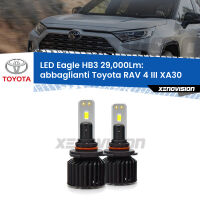 Abbaglianti LED HB3 29,000Lm per Toyota RAV 4 III XA30 fari a parabola