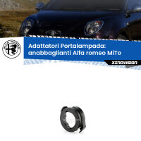 Adattatori portalampada Led per Anabbaglianti MiTo 2008 - 2018