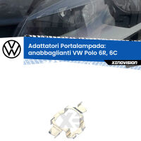 Adattatori portalampada Led per Anabbaglianti Polo a parabola tonda