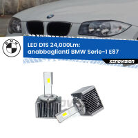 Anabbaglianti LED D1S 24,000Lm per BMW Serie-1 E87 2003 - 2012