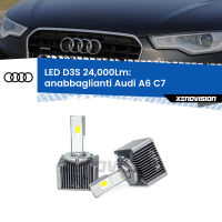 Anabbaglianti LED D3S per Audi A6 C7 2010 - 2014 24,000Lumen Canbus