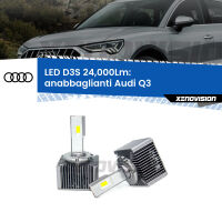 Anabbaglianti LED D3S per Audi Q3  2011 - 2014 24,000Lumen Canbus