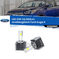 Anabbaglianti LED D3S per Ford Kuga II  2012 - 2019 24,000Lumen Canbus