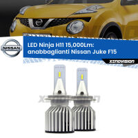 Anabbaglianti LED H11 15,000Lm per Nissan Juke F15 2014 - 2018 FINE SERIE: NO GARANZIA