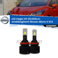 Anabbaglianti LED H11 29,000Lm per Nissan Micra V K14 2016 in poi