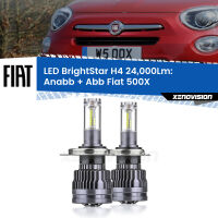 Anabbaglianti LED H4 24,000Lm per Fiat 500X  a parabola