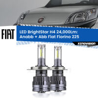 Anabbaglianti LED H4 24,000Lm per Fiat Fiorino 225 2008 - 2021