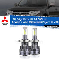 Anabbaglianti LED H4 24,000Lm per Mitsubishi Pajero III V60 2000 - 2007