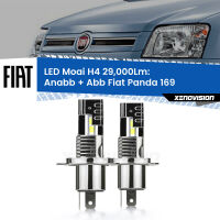 Anabbaglianti LED H4 29,000Lm per Fiat Panda 169 2003 - 2012