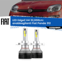 Anabbaglianti LED H4 32,000Lm per Fiat Panda 312 2012 in poi