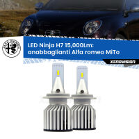 Anabbaglianti LED H7 15,000Lm per Alfa romeo MiTo  2008 - 2018 FINE SERIE: NO GARANZIA