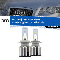 Anabbaglianti LED H7 15,000Lm per Audi A3 8P 2003 - 2012 FINE SERIE: NO GARANZIA