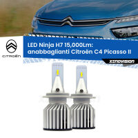 Anabbaglianti LED H7 15,000Lm per Citroën C4 Picasso II 2013 in poi FINE SERIE: NO GARANZIA