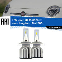 Anabbaglianti LED H7 15,000Lm per Fiat 500  2015 - 2022 FINE SERIE: NO GARANZIA