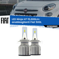 Anabbaglianti LED H7 15,000Lm per Fiat 500L  2012 - 2018 FINE SERIE: NO GARANZIA