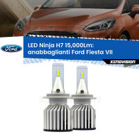 Anabbaglianti LED H7 15,000Lm per Ford Fiesta VII  con fari lenticolari FINE SERIE: NO GARANZIA