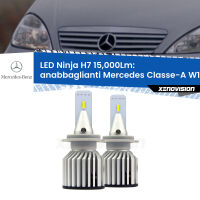 Anabbaglianti LED H7 15,000Lm per Mercedes Classe-A W168 1997 - 2004 FINE SERIE: NO GARANZIA