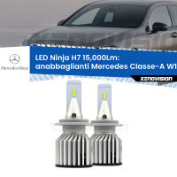 Anabbaglianti LED H7 15,000Lm per Mercedes Classe-A W176 2012 - 2018 FINE SERIE: NO GARANZIA