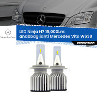 Anabbaglianti LED H7 15,000Lm per Mercedes Vito W639 2003 - 2012 FINE SERIE: NO GARANZIA