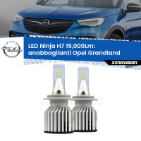 Anabbaglianti LED H7 15,000Lm per Opel Grandland  2017 in poi FINE SERIE: NO GARANZIA