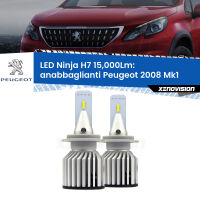 Anabbaglianti LED H7 15,000Lm per Peugeot 2008 Mk1 2013 - 2018 FINE SERIE: NO GARANZIA