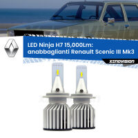 Anabbaglianti LED H7 15,000Lm per Renault Scenic III Mk3 2009 - 2015 FINE SERIE: NO GARANZIA