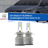 Anabbaglianti LED H7 15,000Lm per Seat Ibiza IV 6J a parabola doppia FINE SERIE: NO GARANZIA