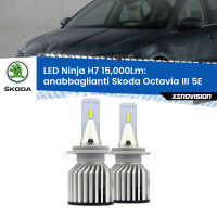 Anabbaglianti LED H7 15,000Lm per Skoda Octavia III 5E 2012 - 2018 FINE SERIE: NO GARANZIA