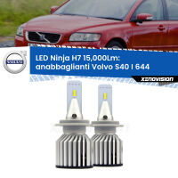 Anabbaglianti LED H7 15,000Lm per Volvo S40 I 644 a parabola doppia FINE SERIE: NO GARANZIA