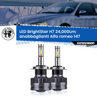 Anabbaglianti LED H7 24,000Lm per Alfa romeo 147  2000 - 2010