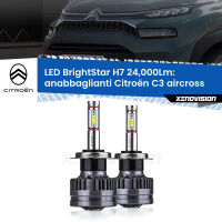 Anabbaglianti LED H7 24,000Lm per Citroën C3 aircross  2017 in poi