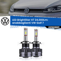 Anabbaglianti LED H7 24,000Lm per VW Golf 7  2017 - 2019