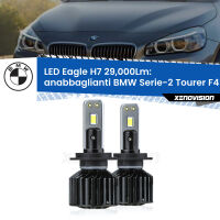 Anabbaglianti LED H7 29,000Lm per BMW Serie-2 Tourer F45, F46 2014 - 2018