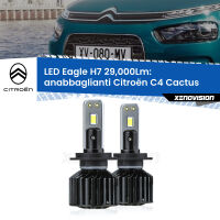 Anabbaglianti LED H7 29,000Lm per Citroën C4 Cactus  2014 in poi