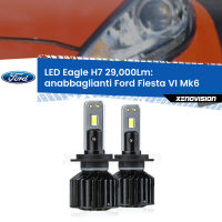 Anabbaglianti LED H7 29,000Lm per Ford Fiesta VI Mk6 faro lenticolare