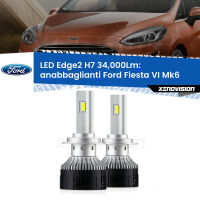 Anabbaglianti LED H7 34,000Lm per Ford Fiesta VI Mk6 2013 - 2017