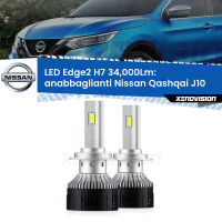 Anabbaglianti LED H7 34,000Lm per Nissan Qashqai J10 2007 - 2013