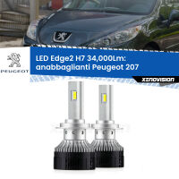 Anabbaglianti LED H7 34,000Lm per Peugeot 207  2006 - 2015