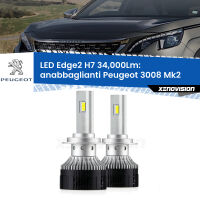 Anabbaglianti LED H7 34,000Lm per Peugeot 3008 Mk2 2016 in poi